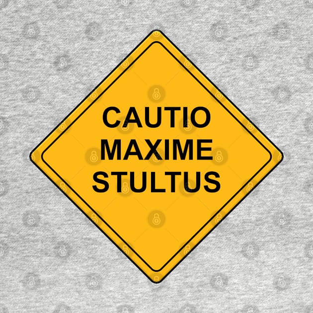 Caution Maximum Stupidity by JAC3D